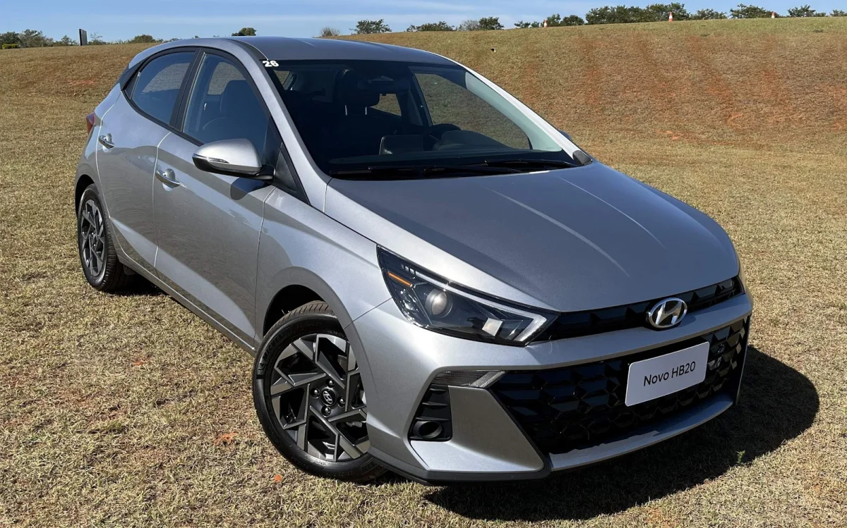 Hyundai HB20 lidera vendas com 7.061 unidades e alta de 80,6%