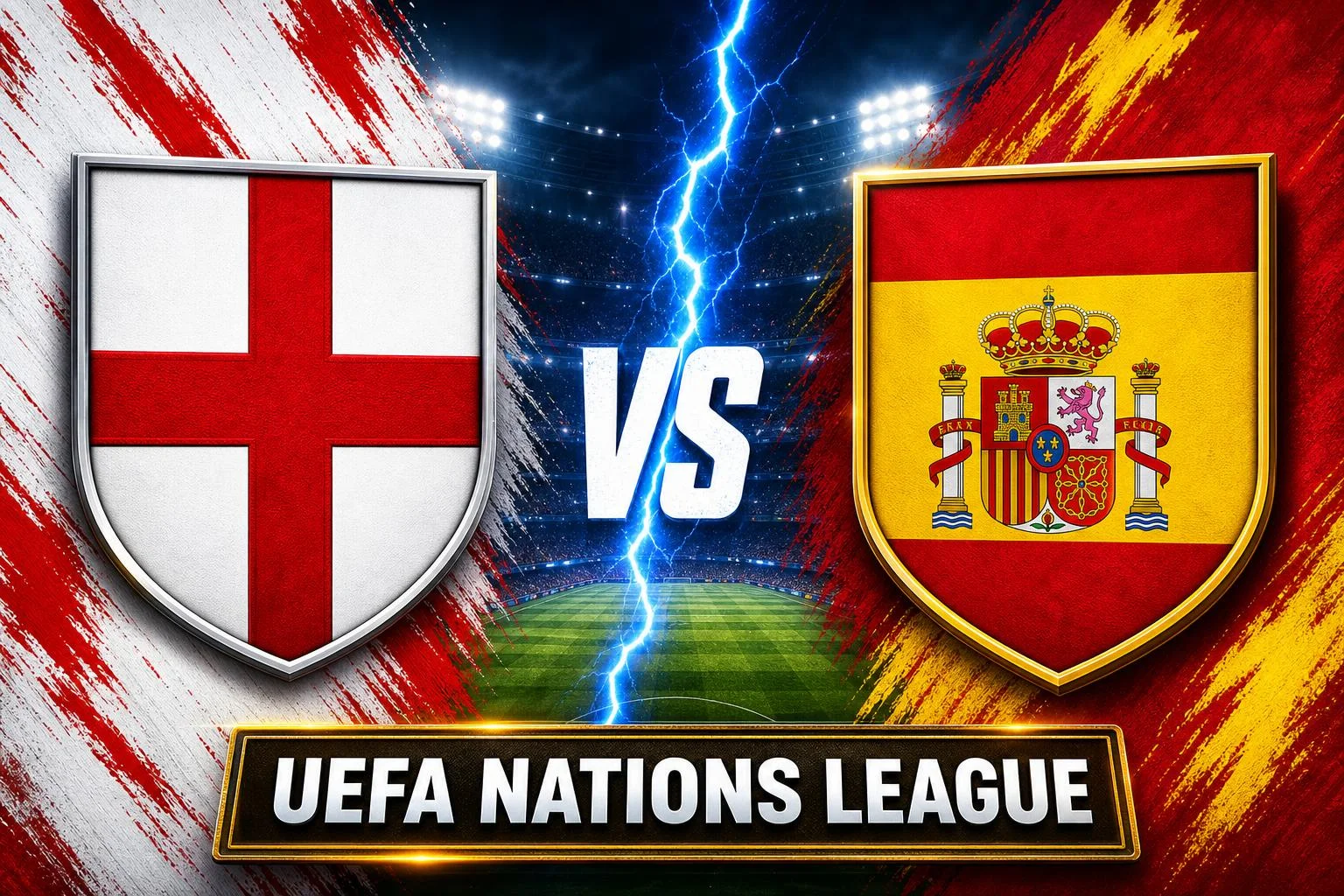 Inglaterra x Espanha ao vivo — UEFA Nations League