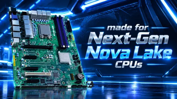 Intel Nova Lake‑S: placa LGA 1954 mostra DDR5‑6400 e suporte a Wi‑Fi 7