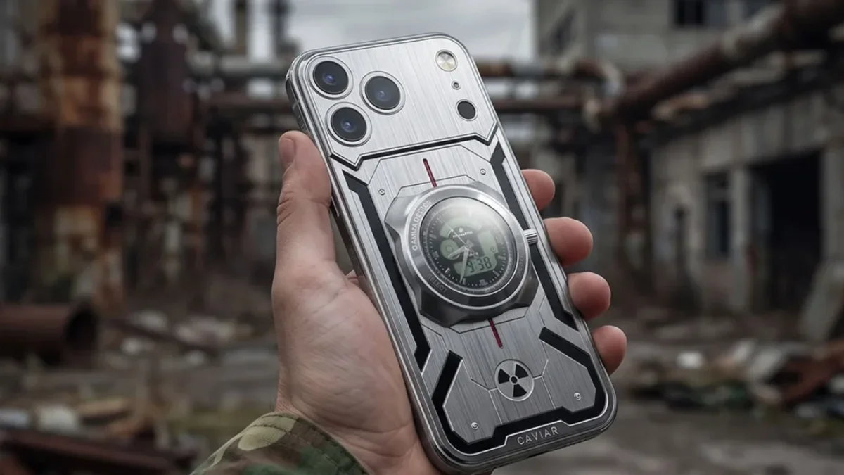 iPhone 17 Pro Geiger: contador de radiação e relógio suíço
