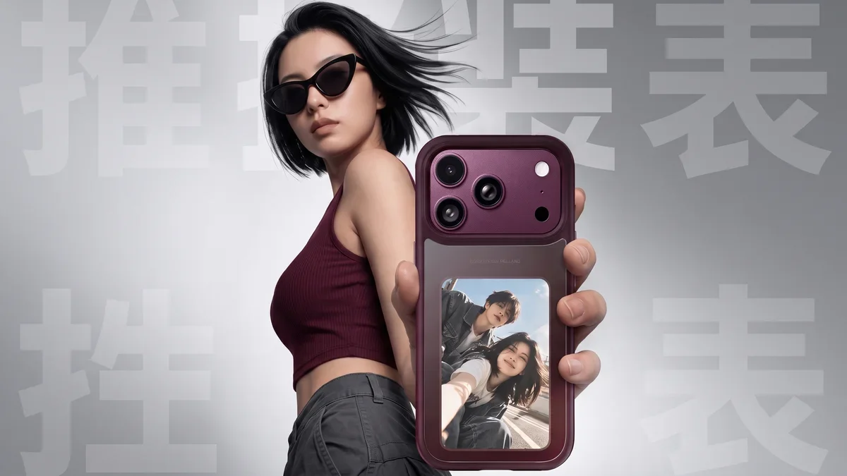 iPhone 18: capa com tela de tinta eletrônica vira porta‑retrato