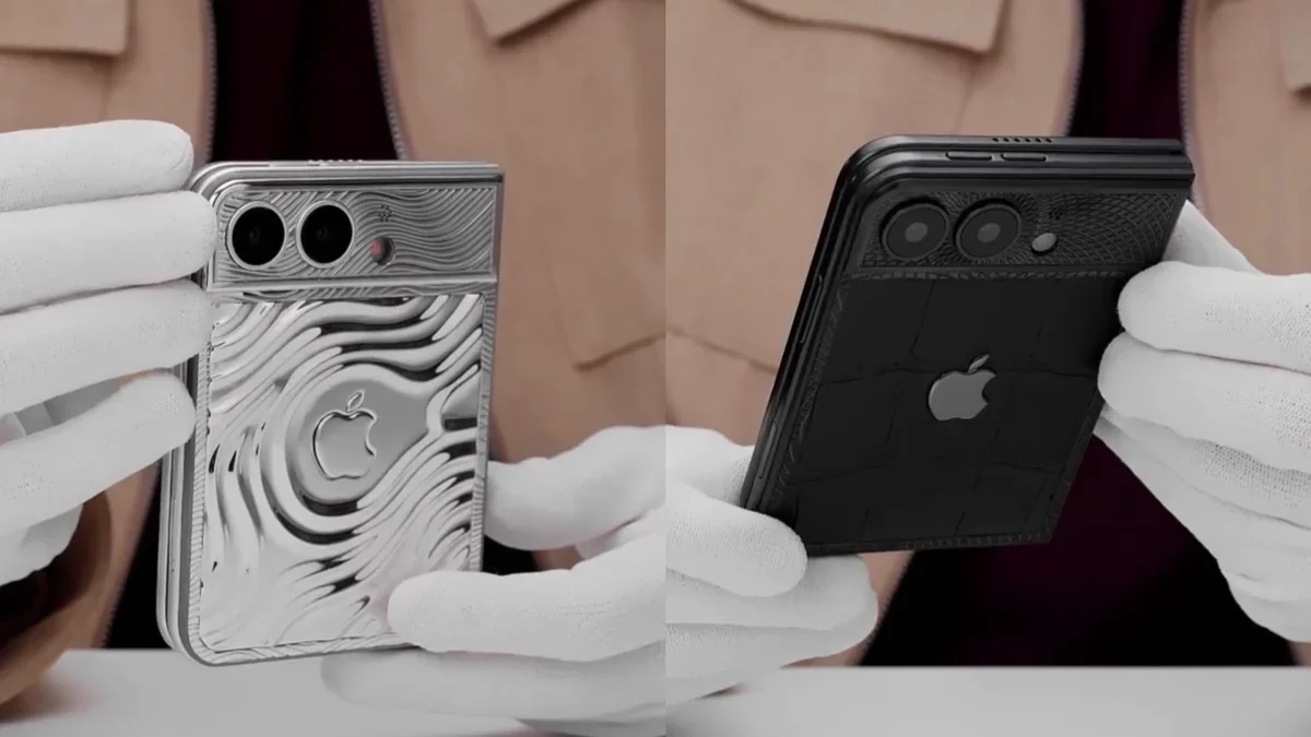 iPhone dobrável: edição Caviar chega por quase R$ 100 mil