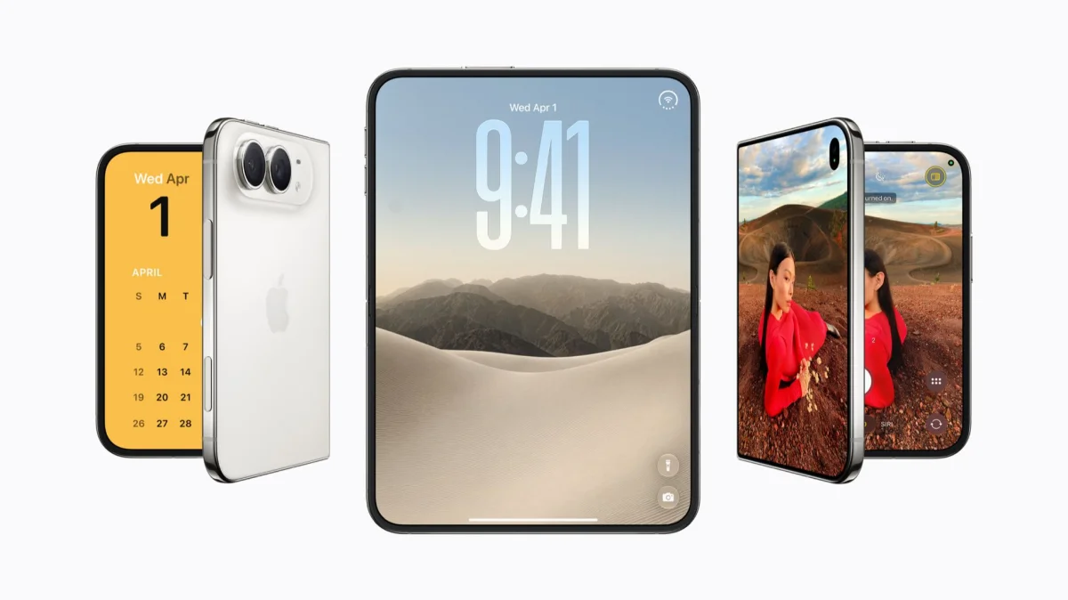 iPhone Duo: apps da Apple adotam visual tipo iPad e dock vertical