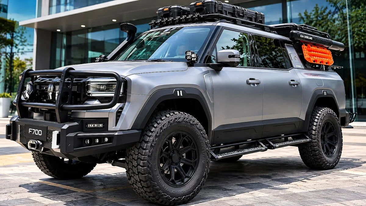 Jetour F700: picape híbrida de 904 cv e maior que a Hilux