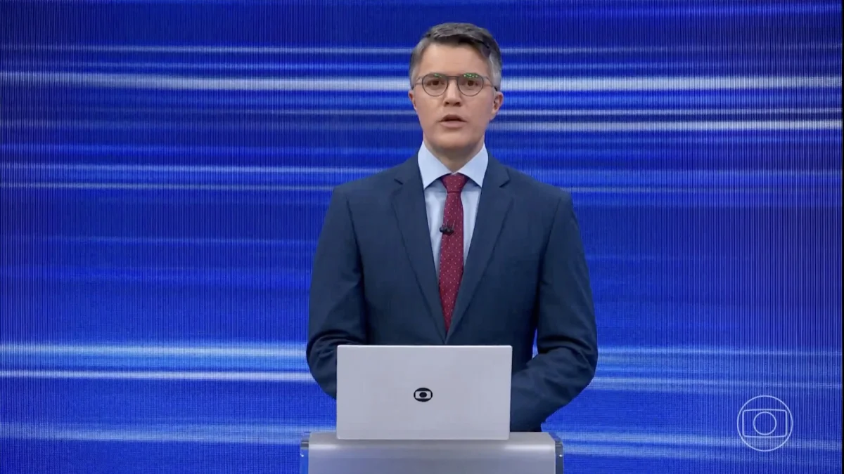 Jornal da Globo cai 39% e registra 4,28 pontos de média