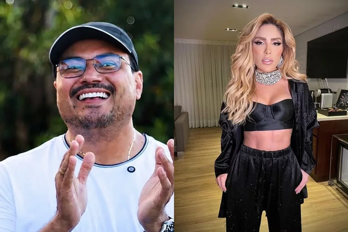 José Thomé Neto agarra Manu Bahtidão no palco e viraliza