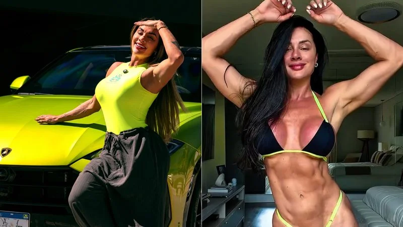 Juju Salimeni: chega aos 40 mais bonita e musculosa