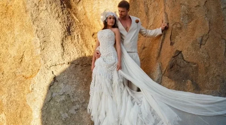 Juliette: vestido com crochê da avó marca casamento na Paraíba
