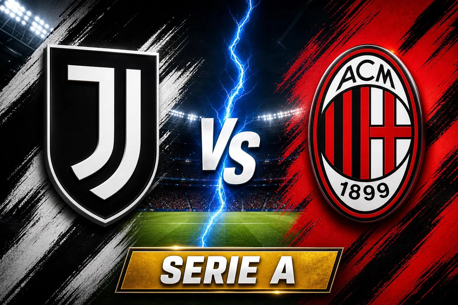 Juventus x AC Milan ao vivo — Serie A
