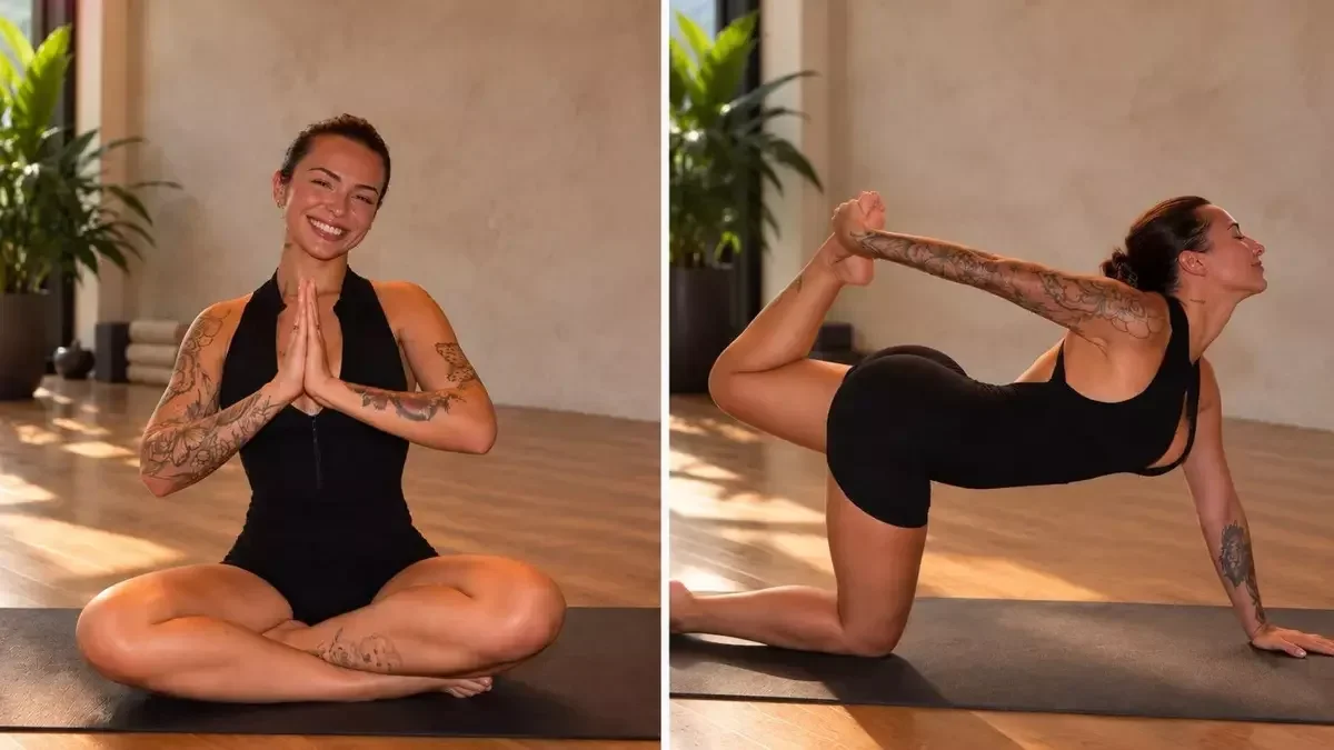 Karol Rosalin descobre 'coreorgasmo' no hot yoga