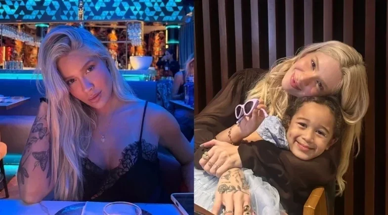 Karoline Lima se diz "mãe péssima" e corre para buscar a filha na escola