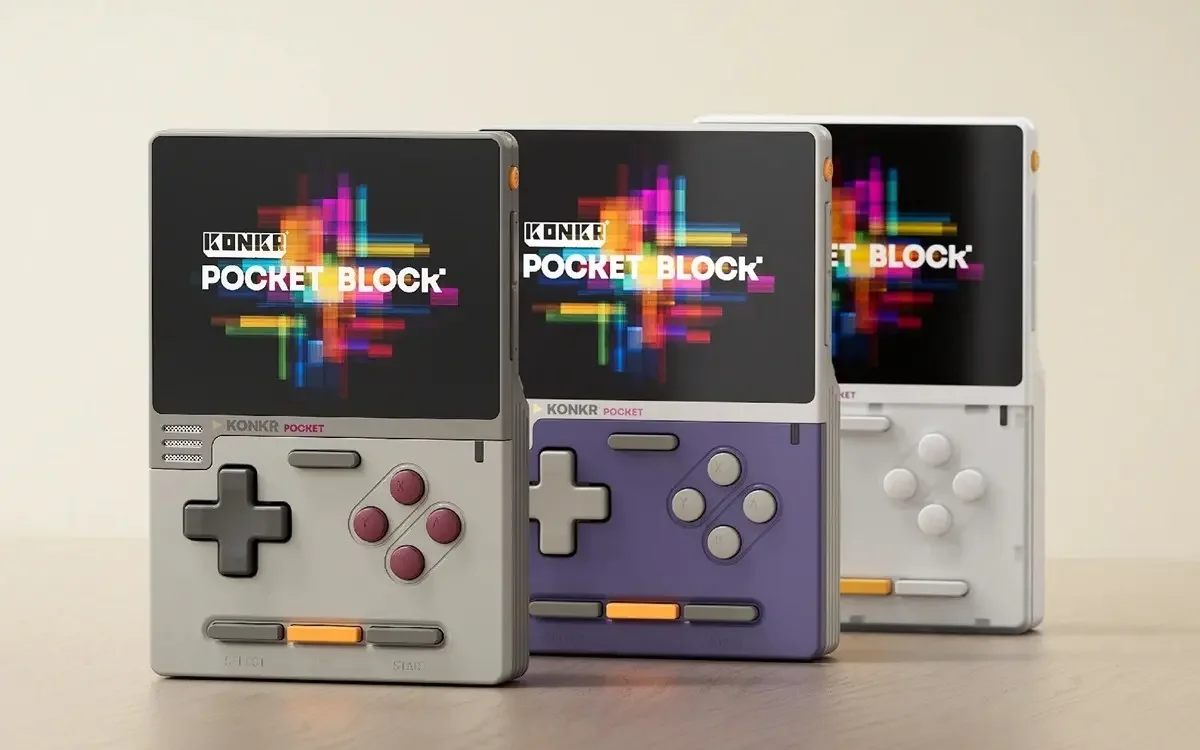 Konkr Pocket Block: portátil retrô em pré-venda por US$ 79