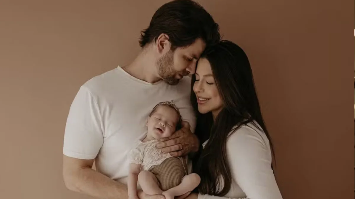 Laís Caldas: filha Alice completa dois meses e terá cirurgia