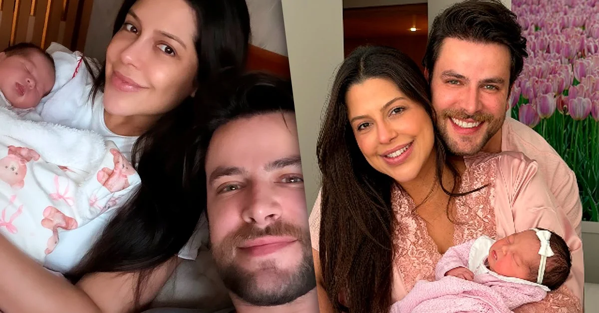 Laís celebra apoio de Gustavo: 'foi meu porto seguro' no parto