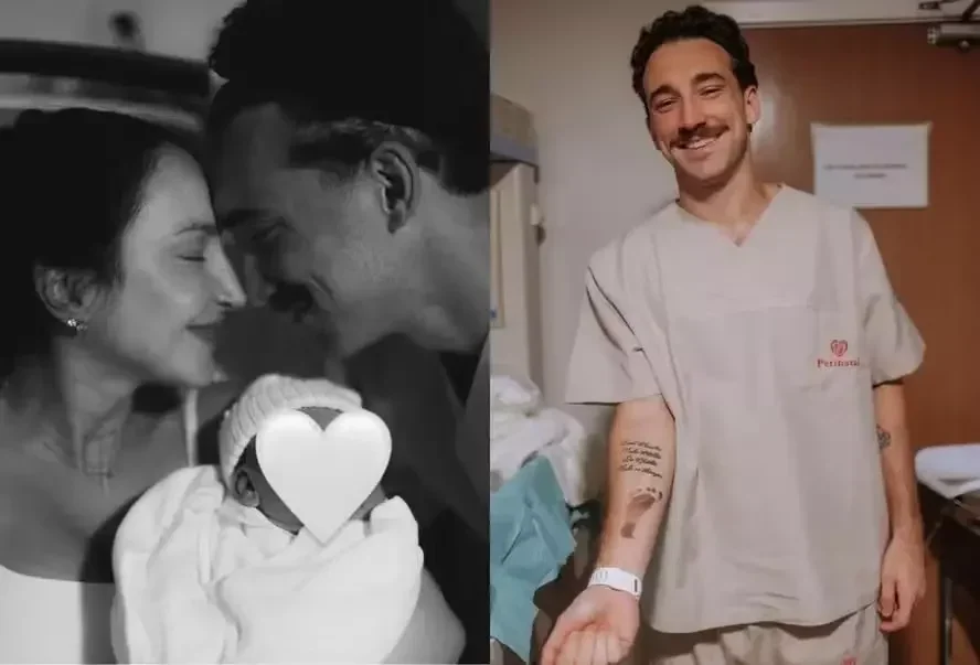 Léo Ortiz: nasce Serena e zagueiro tatua impressão do pé