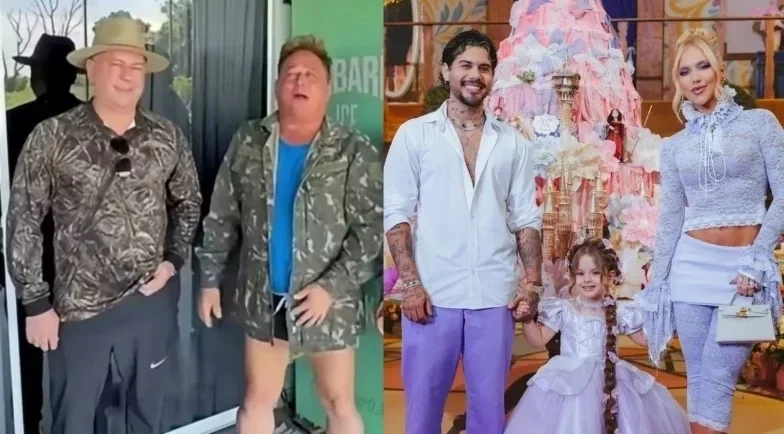 Leonardo é criticado por faltar ao aniversário de Maria Flor