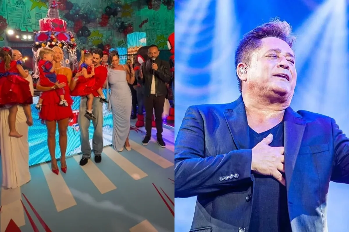 Leonardo fica de fora das fotos do aniversário de José Leonardo