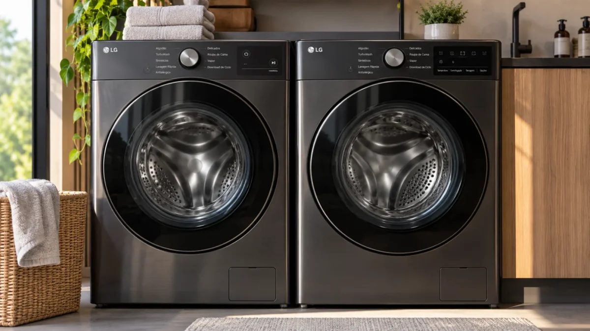 LG: 18 kg só lava mais — secagem limitada a 10 kg