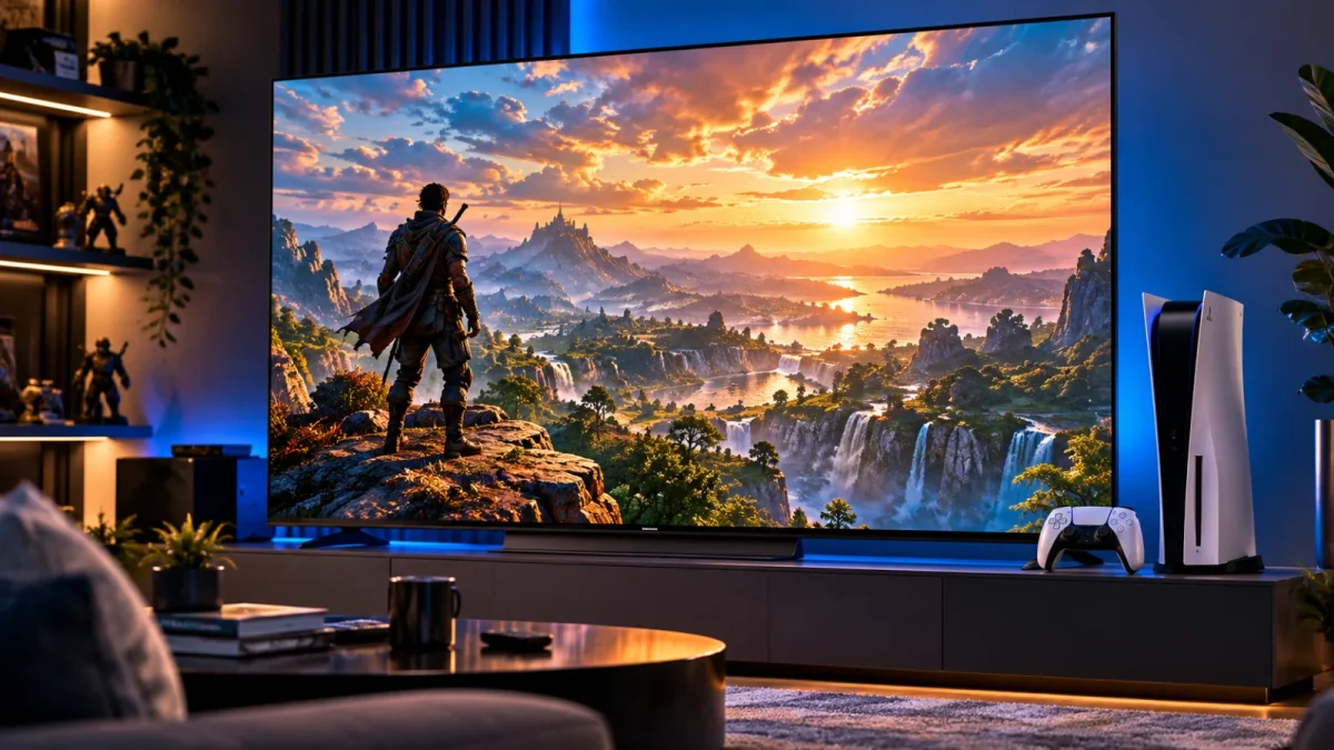 LG OLED evo C6 55″: melhor TV para PS5 com 4K/120