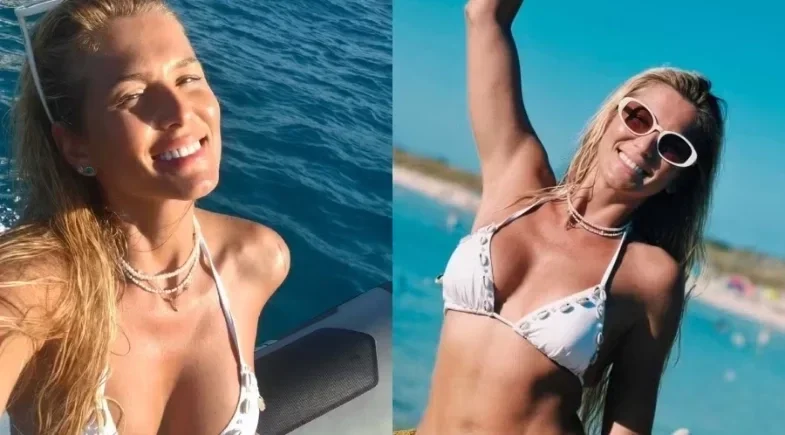 Lívia Andrade na Ses Illetes: fotos mostram bronzeado e look de praia