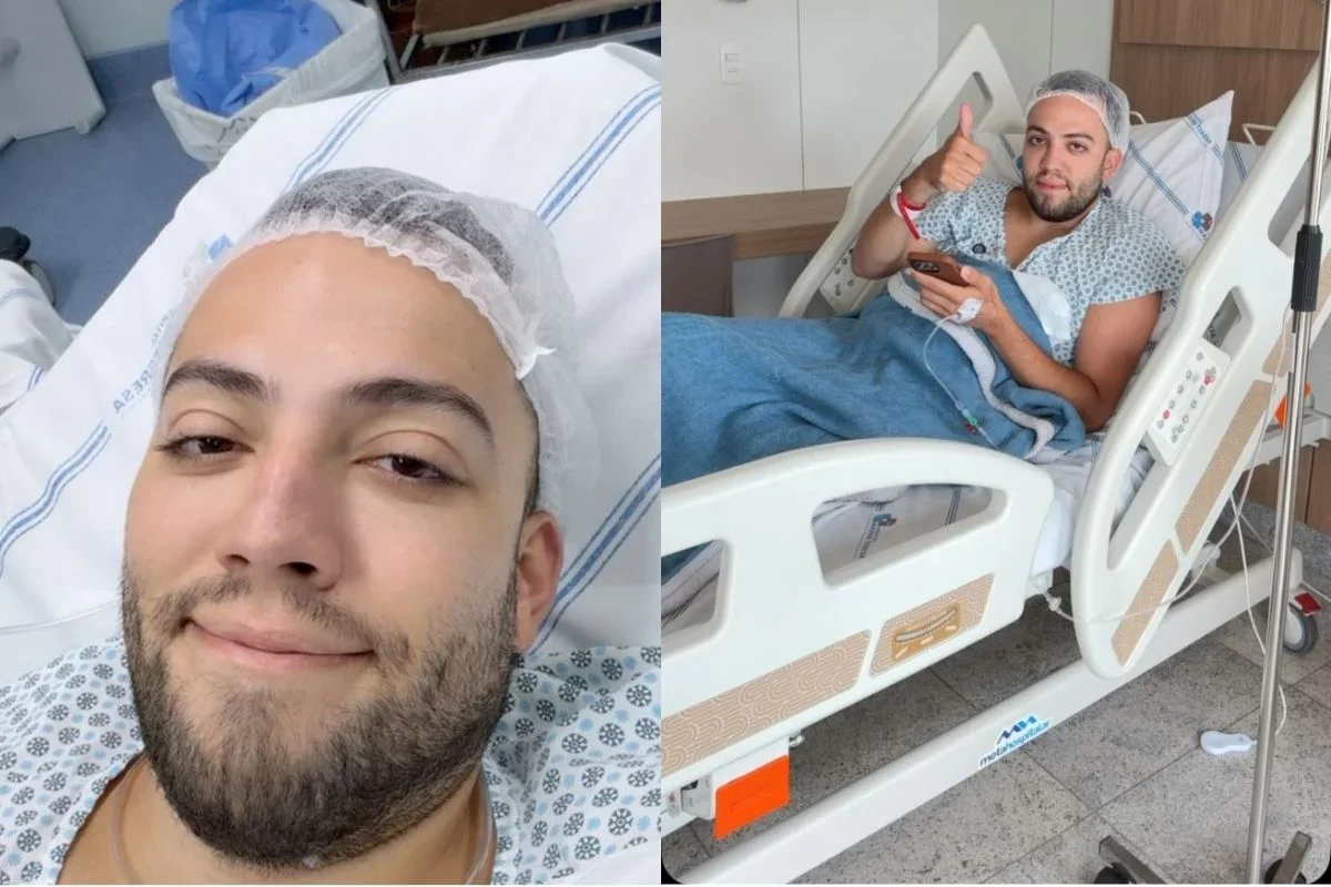Lucas Rangel: ficará sete dias sem falar após cirurgia nas cordas vocais