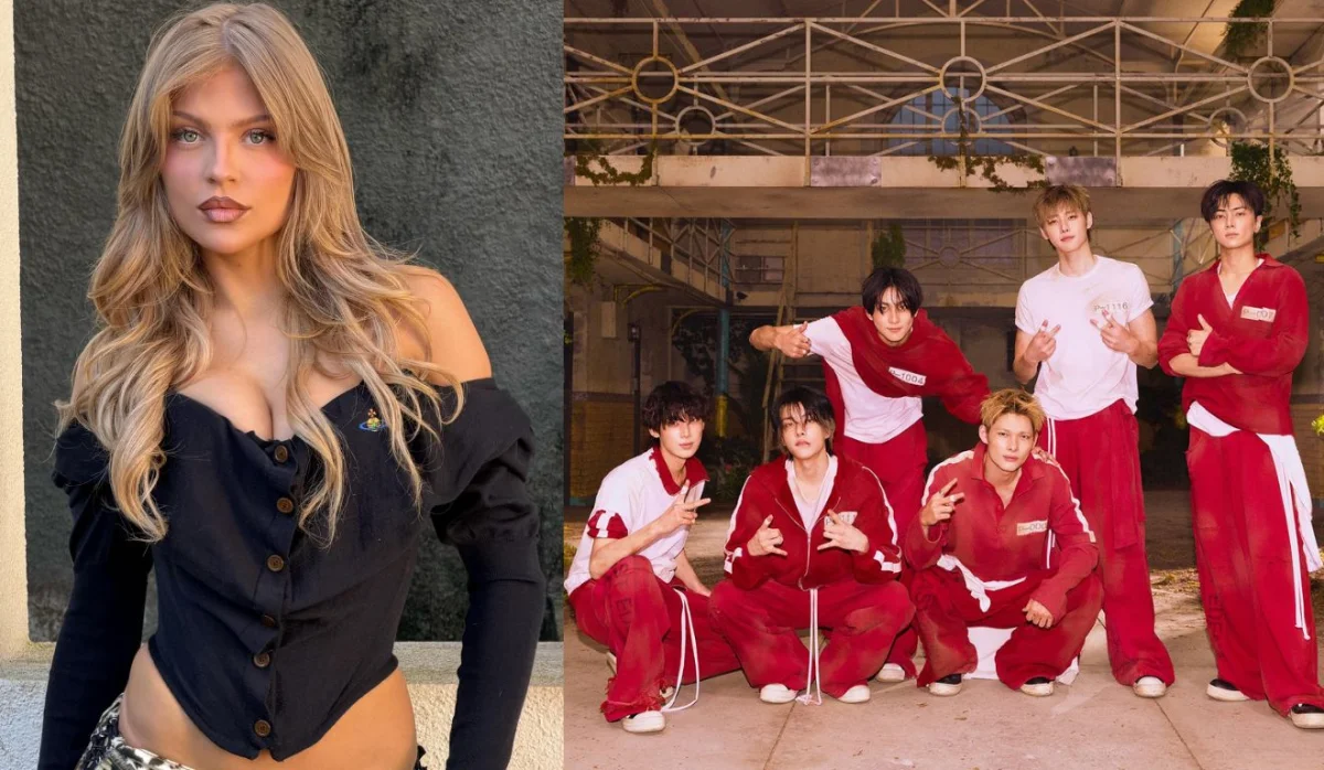 Luísa Sonza no remix de "Bloody Paradise" do ENHYPEN
