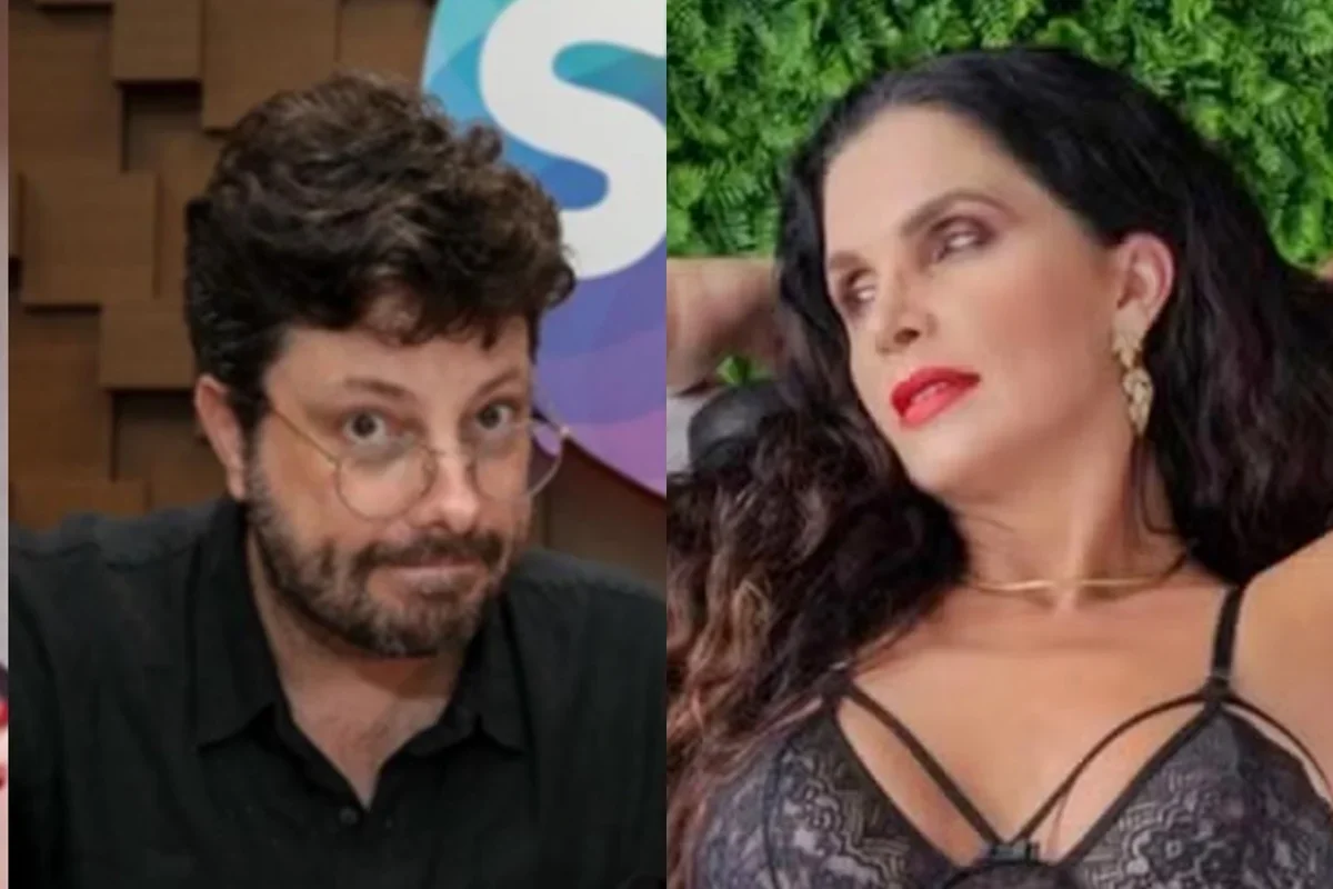 Luiza Ambiel revela que Danilo Gentili a recebeu pelado — "surreal"