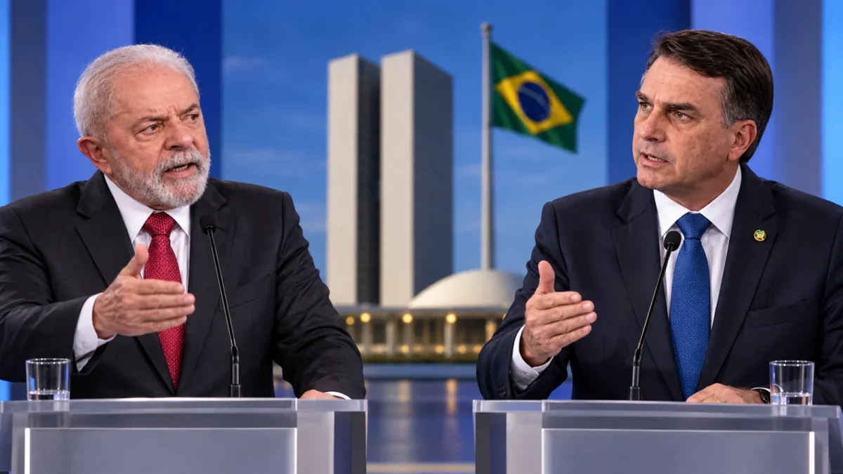 Lula e Flávio Bolsonaro têm quatro debates previstos antes do segundo turno