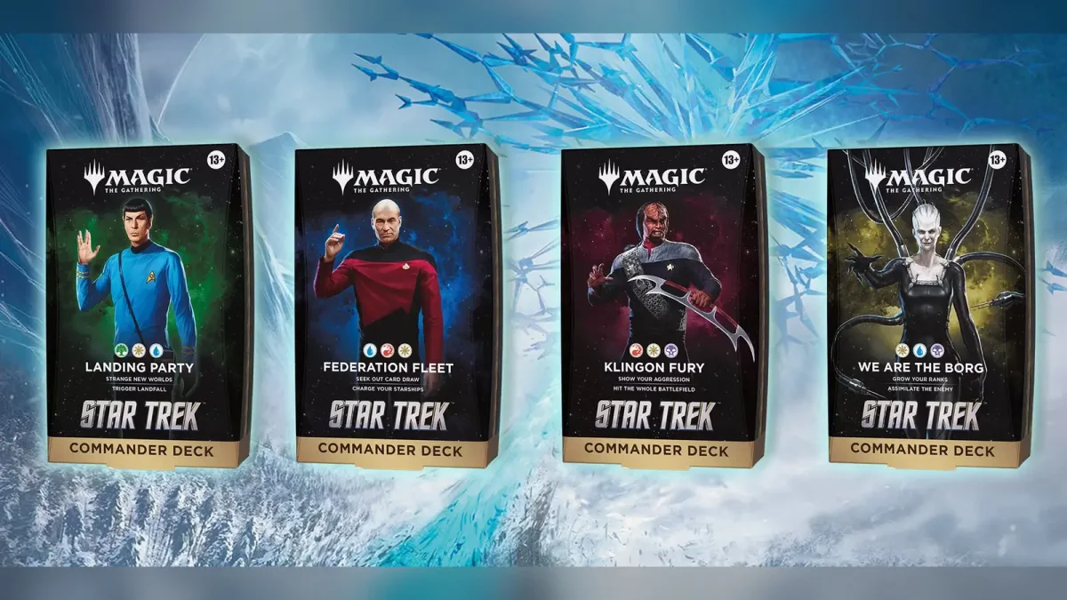 Magic: The Gathering revela listas de 3 decks Commander de Star Trek