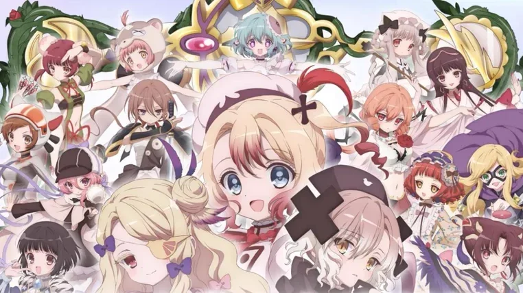 Magical Girl Raising Project restart: visual reúne 16 garotas mágicas