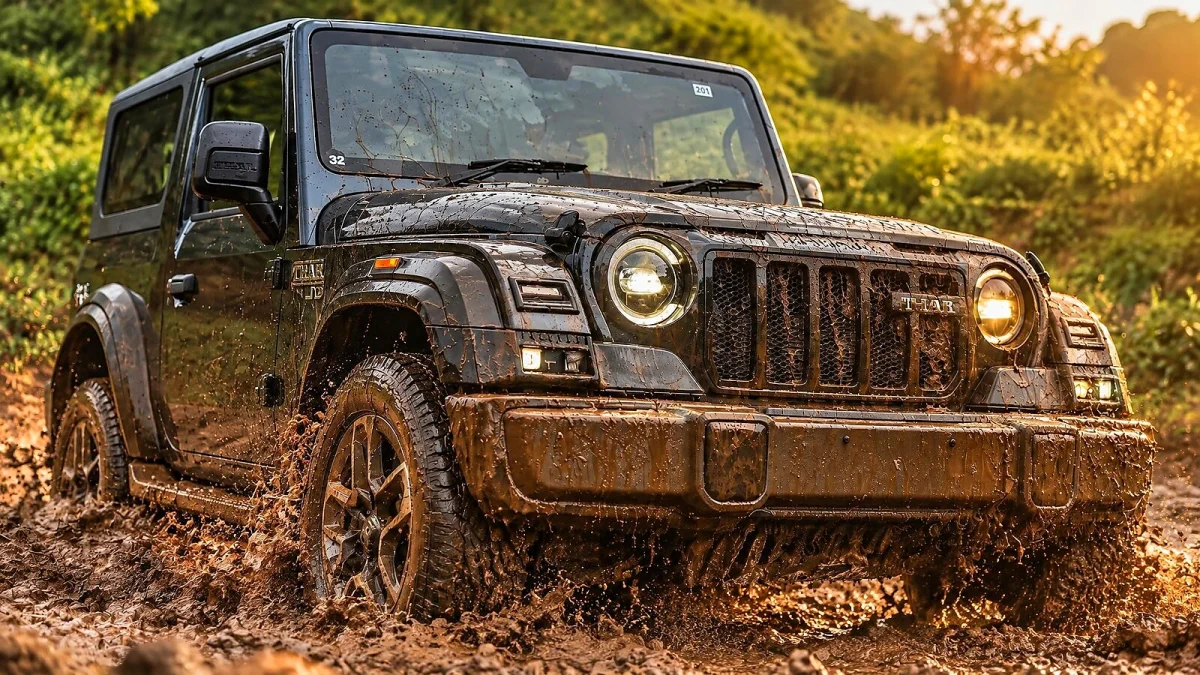 Mahindra Thar OG: parte de US$ 10.800 mesmo com chassi reforçado