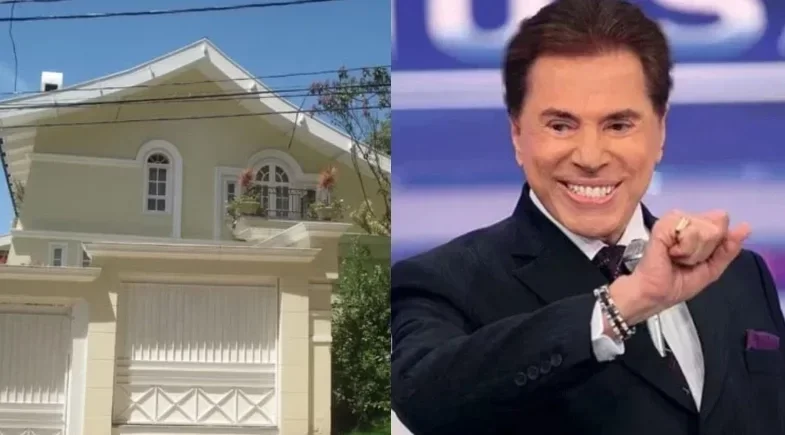 Mansão Abravanel: três homens com toucas entram em imóvel
