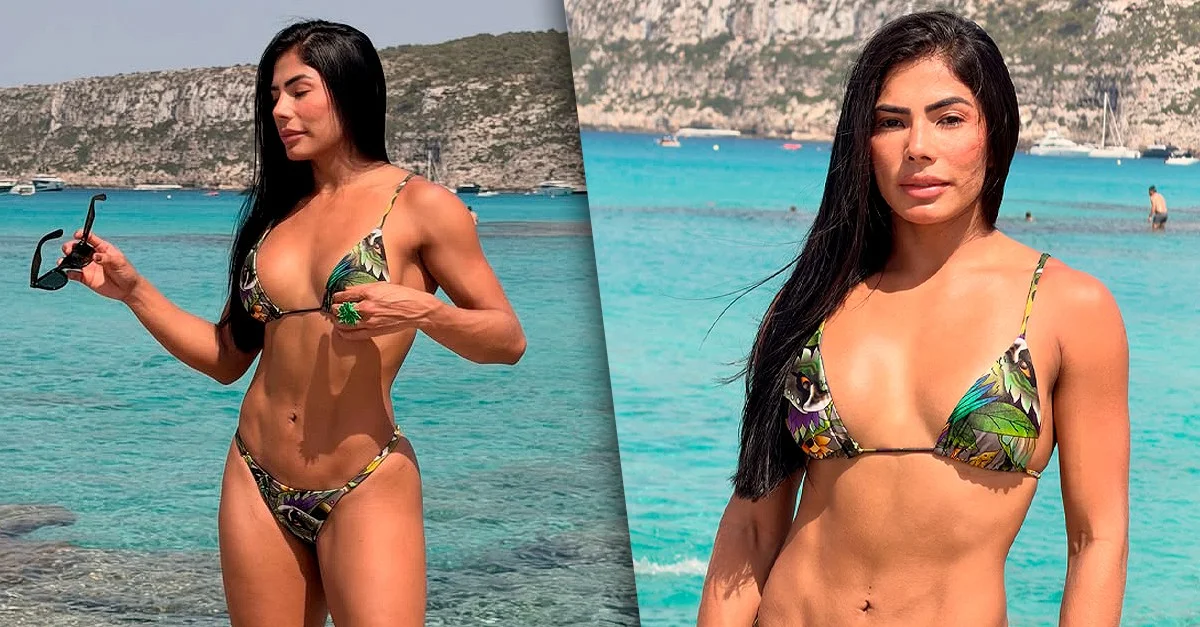 Marciele exibe cliques de biquíni em Formentera após festa