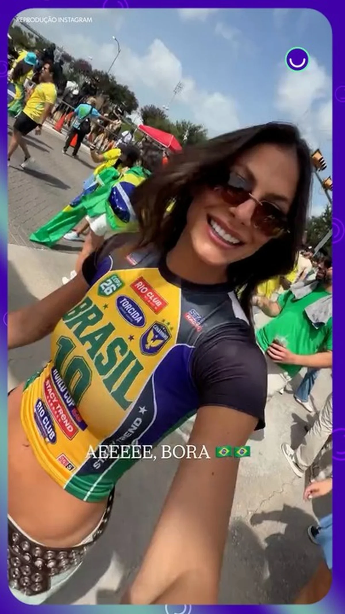 Mari Gonzalez vai a Houston para ver Brasil ao lado de Pipo