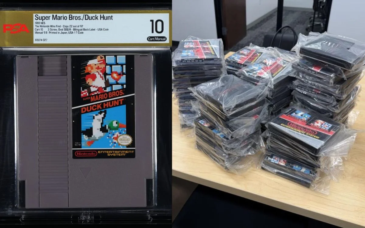 Mario para NES: descoberta de 97 cópias de bundle raro