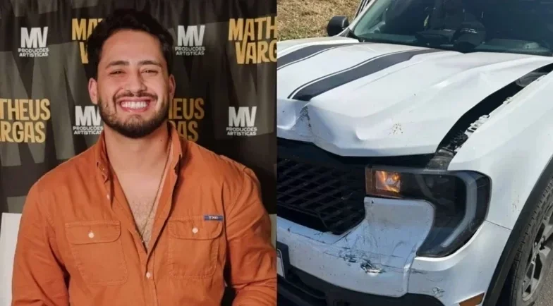 Matheus Vargas cancela participação na Record após acidente