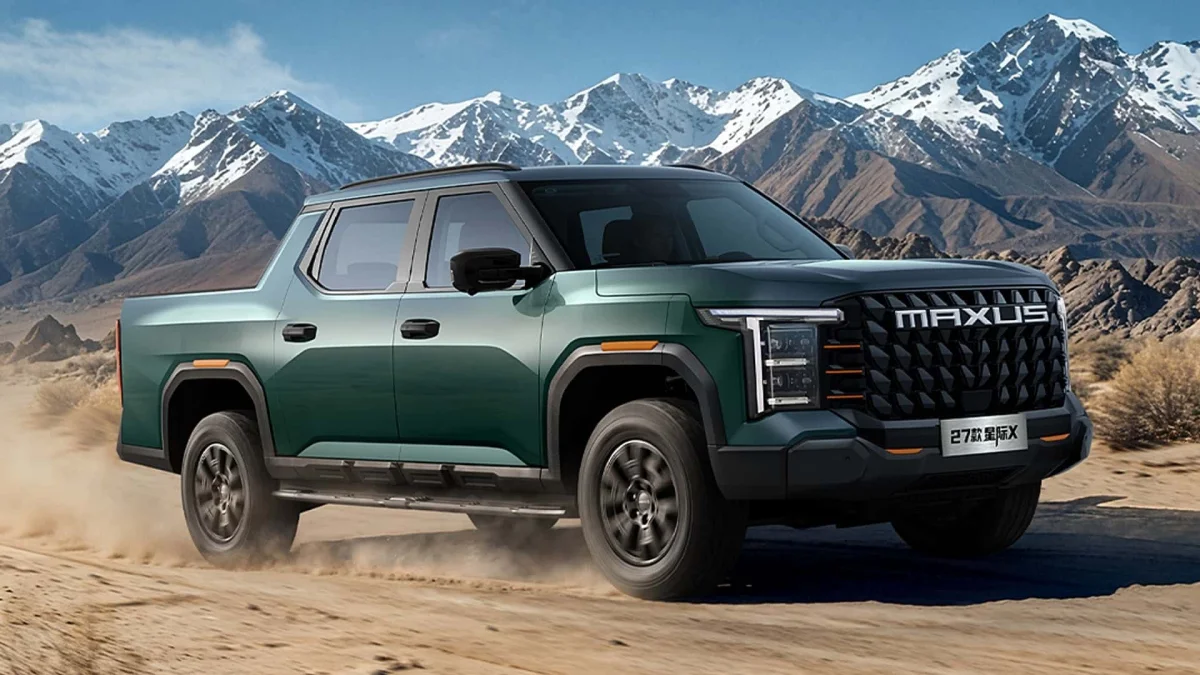 Maxus Interstellar X dá pistas sobre a nova Amarok com motor 2.5 turbodiesel de 224 cv