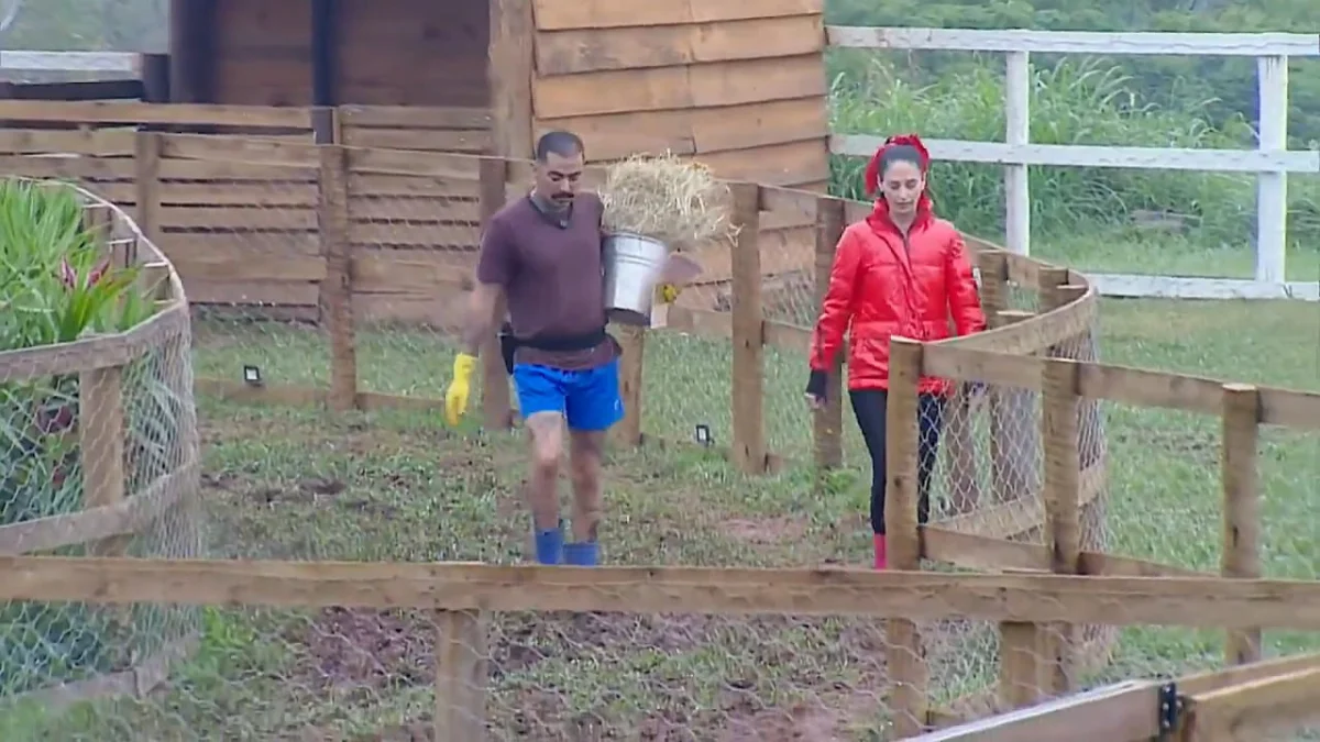 Mayk Leão ameaça expor Franciele Grossi em A Fazenda 18