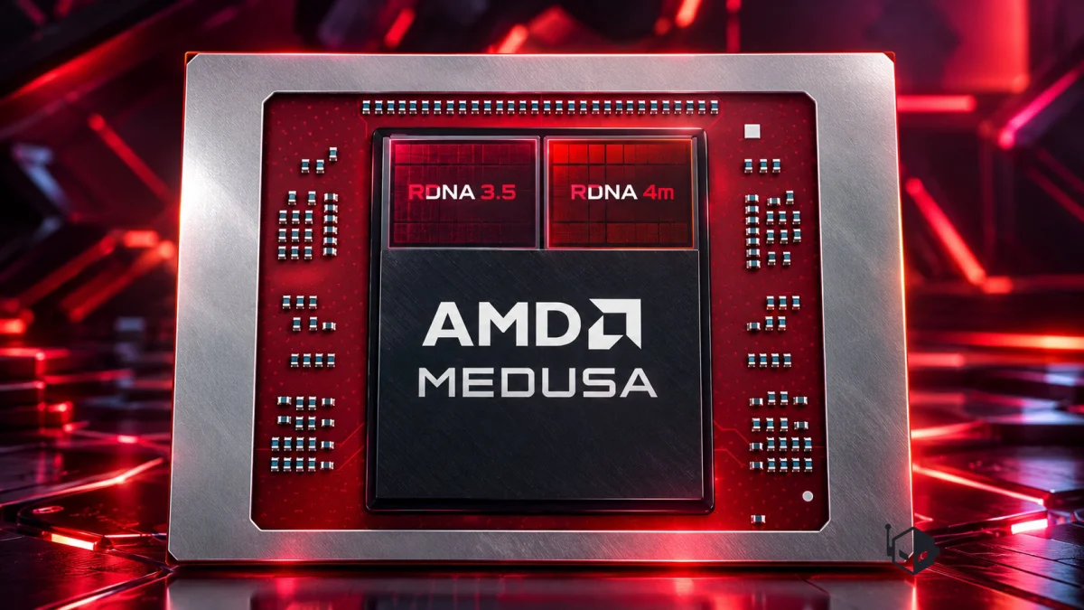 Medusa APUs ganham três iGPUs (GFX1171/GFX1170/GFX115E) na HIP‑RT