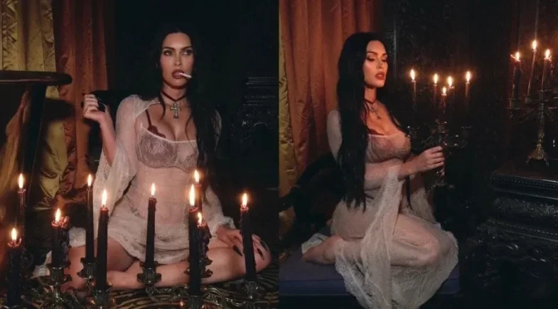 Megan Fox provoca ao citar "Bella" em ensaio de vampira