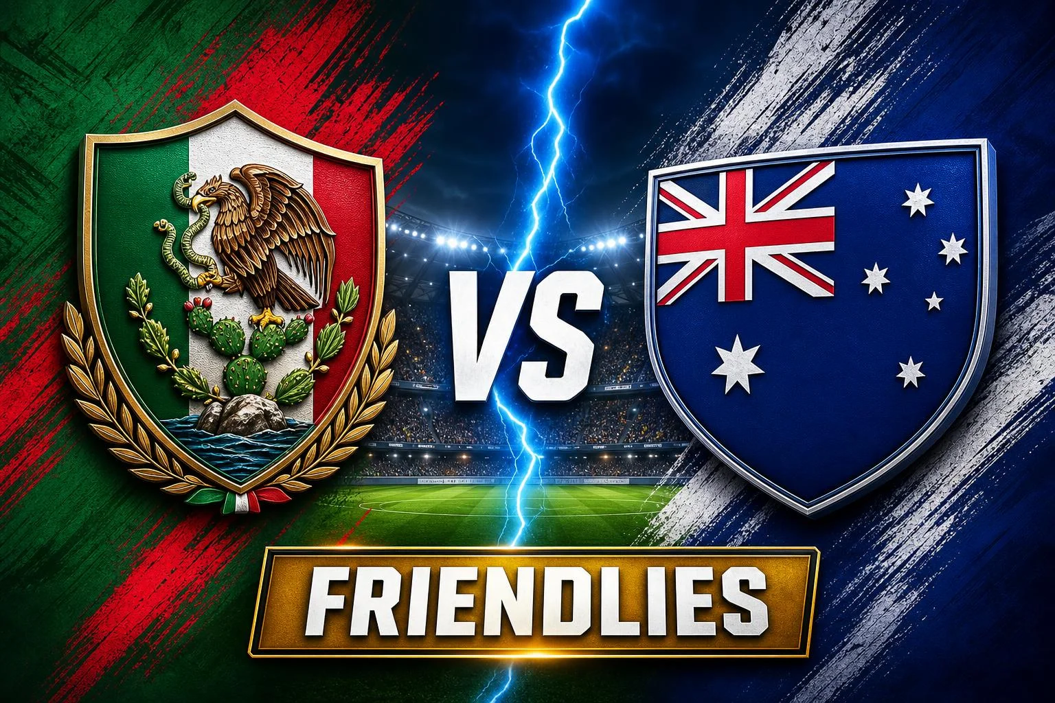 Mexico x Australia ao vivo — Friendlies