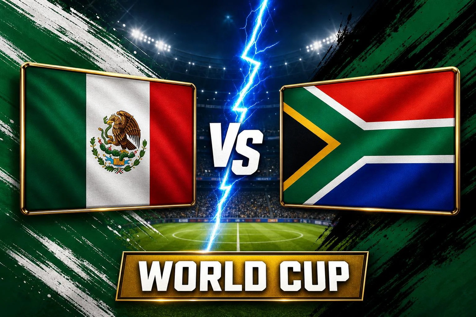 Mexico x South Africa ao vivo — World Cup