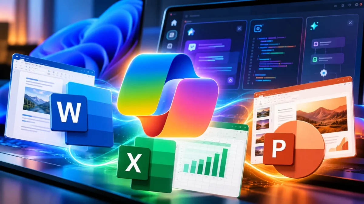 Microsoft Copilot integra Word, Excel e PowerPoint na nova Home
