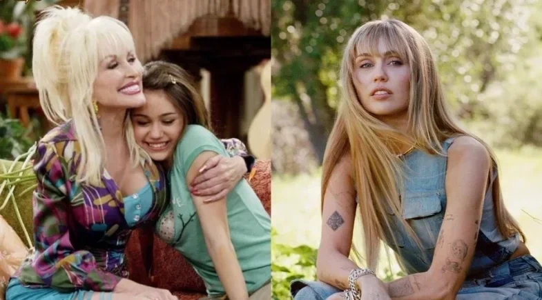 Miley Cyrus: Dolly Parton foi madrinha e mentora decisiva na carreira