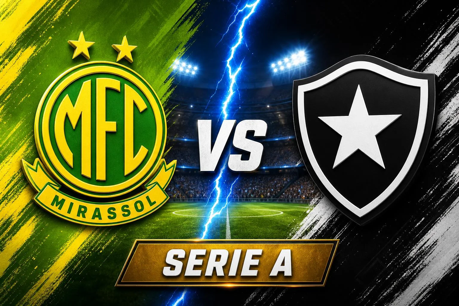 Mirassol x Botafogo ao vivo — Serie A