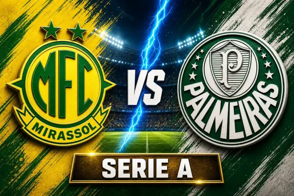 Mirassol x Palmeiras: onde assistir, horário e escalações (30/08)