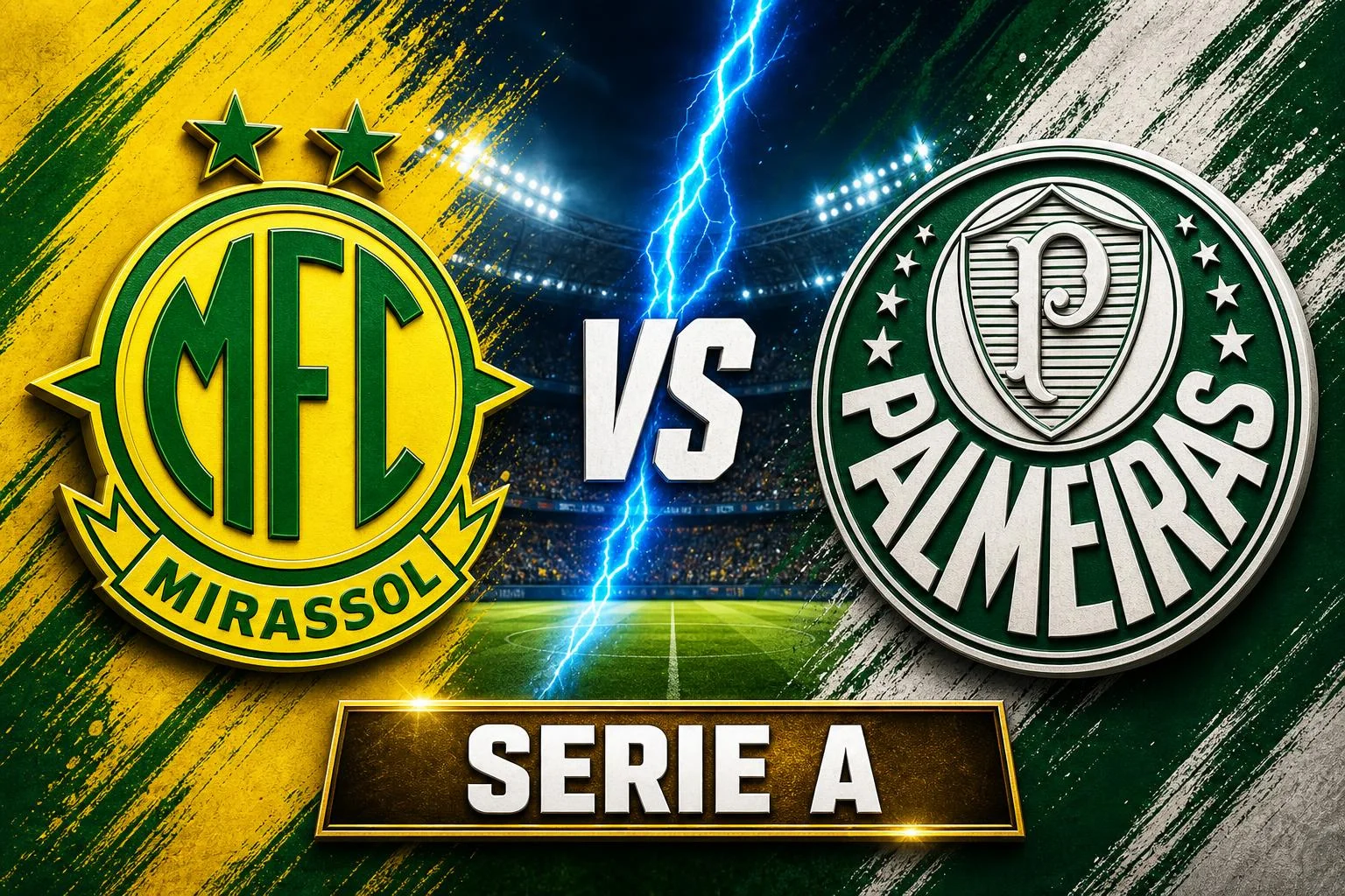 Mirassol x Palmeiras ao vivo — Serie A