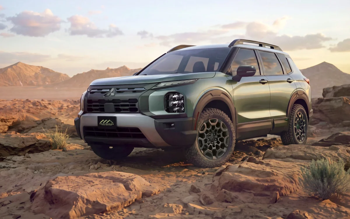 Mitsubishi Outlander Diamond Trail: modo Rock e pneus ATX