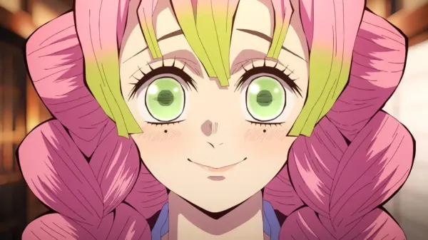 Mitsuri Kanroji: Hashira do Amor com espada Nichirin flexível e 19 anos