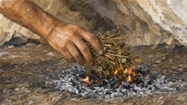 Neandertais: microscópio quântico revela cuidado com fogueiras